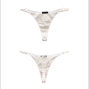 LA DOUCE off-white thong