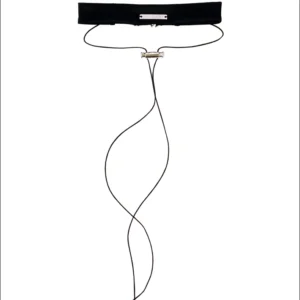 SANTA  black choker -width S