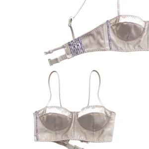 LIQUID ICE white bustier-blue